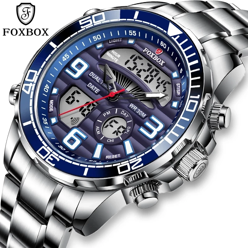 Luxury Watch All Brands - FOXBOX Top Brand Luxury Digital Mens