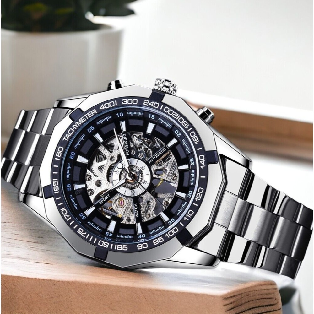 Luxury Watch Nice - Orologio da uomo con cinturino in