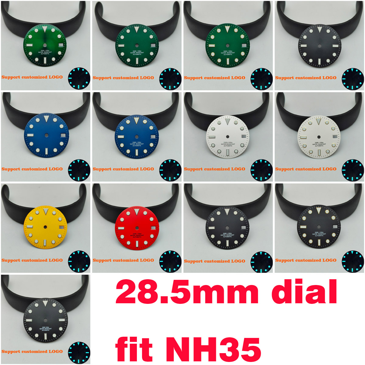 Exhibition Caseback - Quadrante da 28,5 mm compatibile con