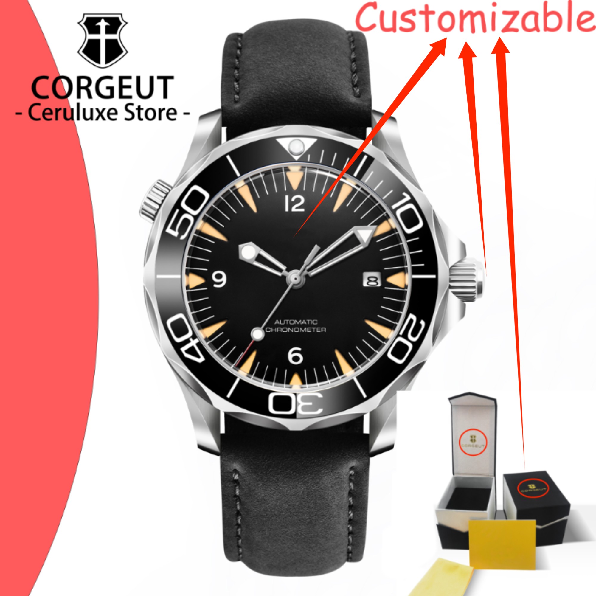 Luxury Watch Japan - Orologi Meccanici Automatici con Logo Personalizzato,