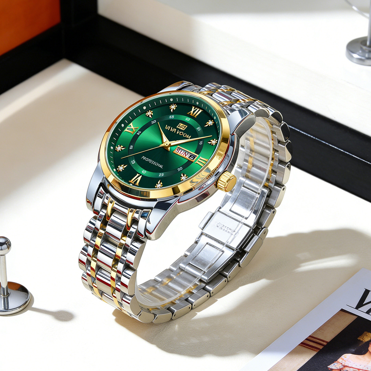 Orologio di Lusso con Anello i - Luxury Watch With Green Dial recensione e prezzo