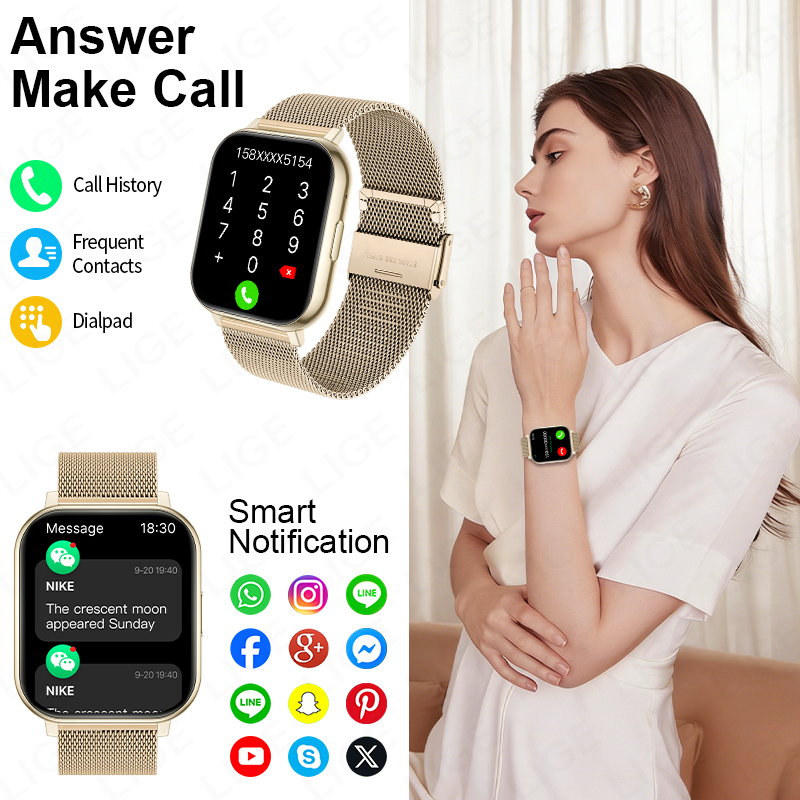 Smartwatch LIGE 2026 con Funzi - Luxury Watch Hd recensione e prezzo