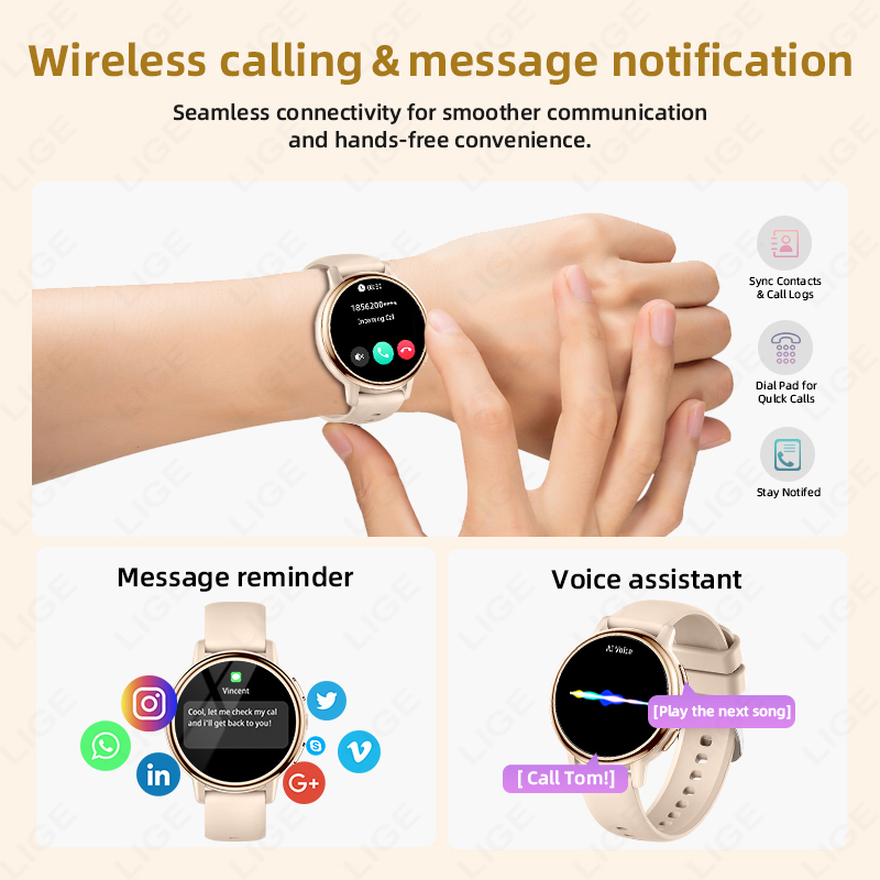 2026 LIGE Smartwatch da Donna  - Luxury Watch Hd recensione e prezzo