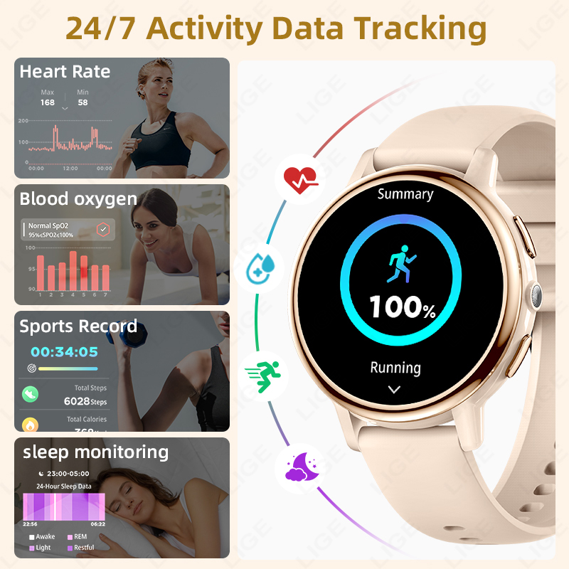 2026 LIGE Smartwatch da Donna  - Luxury Watch Hd recensione e prezzo