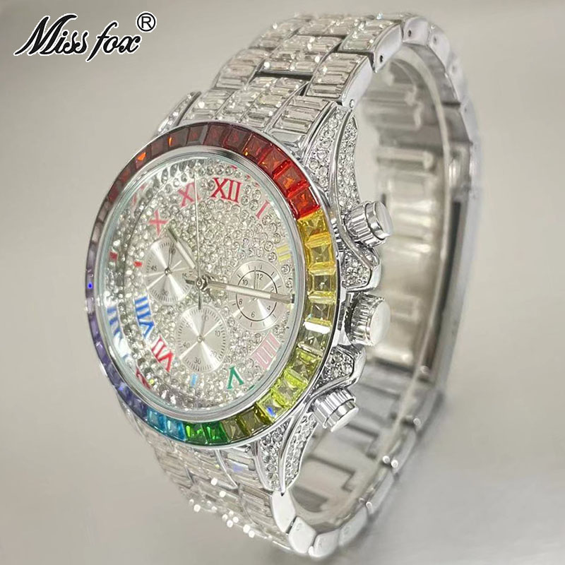 MISSFOX Luxury Iced Watch For  - Luxury Watch Manufacturers recensione e prezzo