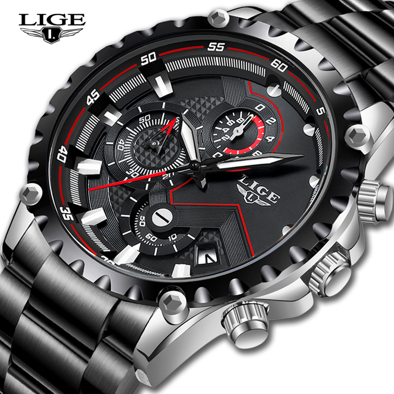LIGE Top Brand Luxury Mens Fas - Luxury Watch All Brands recensione e prezzo