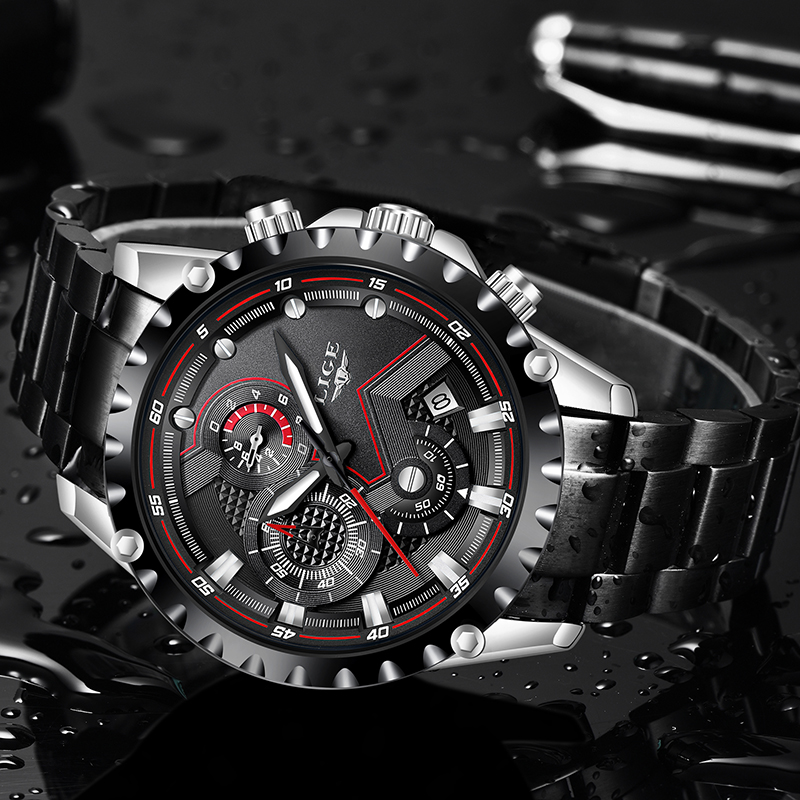 LIGE Top Brand Luxury Mens Fas - Luxury Watch All Brands recensione e prezzo