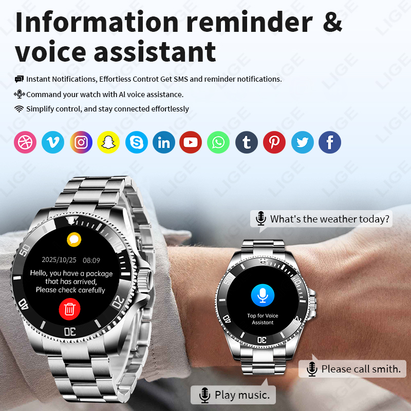 Smartwatch LIGE di Lusso in Ac - Luxury Watch Hd recensione e prezzo