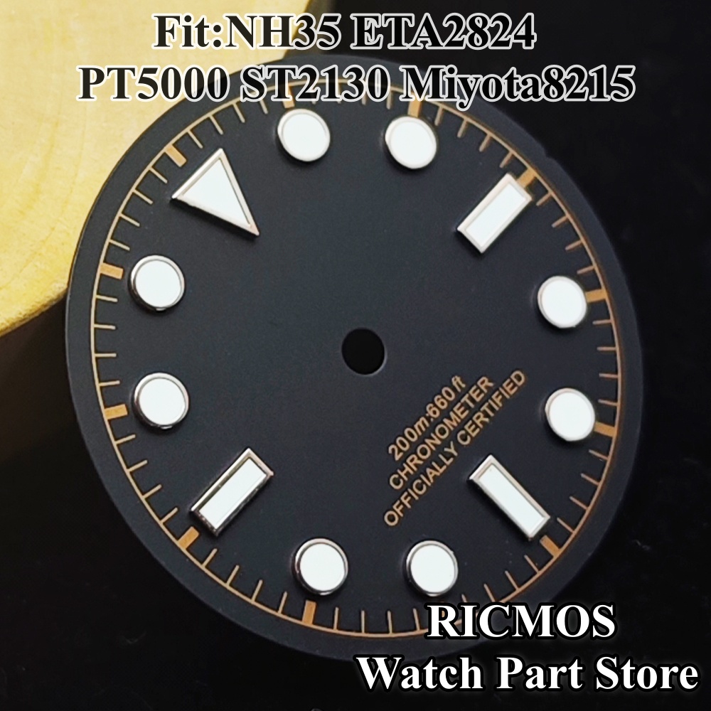 Quadrante Nero da 28,5mm per O - Luxury Watch With Green Dial recensione e prezzo