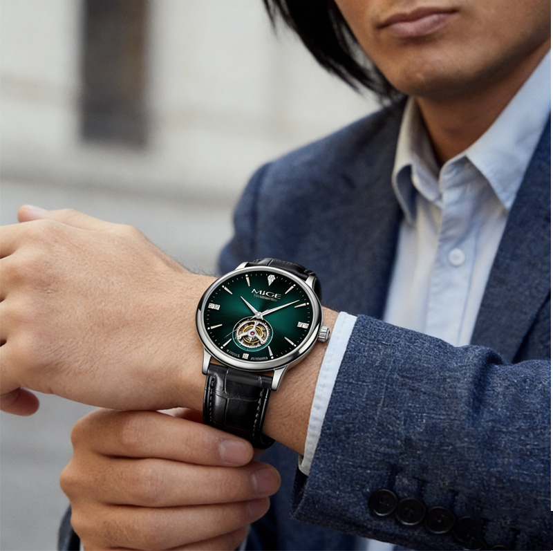 Orologio Automatico da Uomo MI - Luxury Watch With Green Dial recensione e prezzo